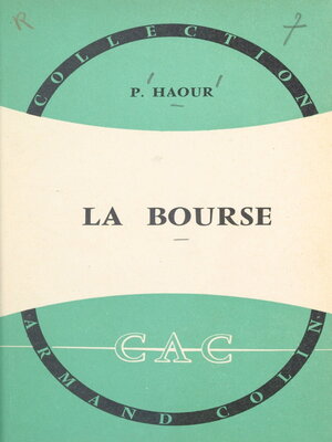 cover image of La Bourse